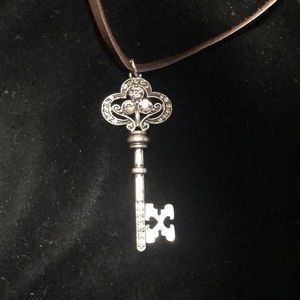 Silver Key Necklace